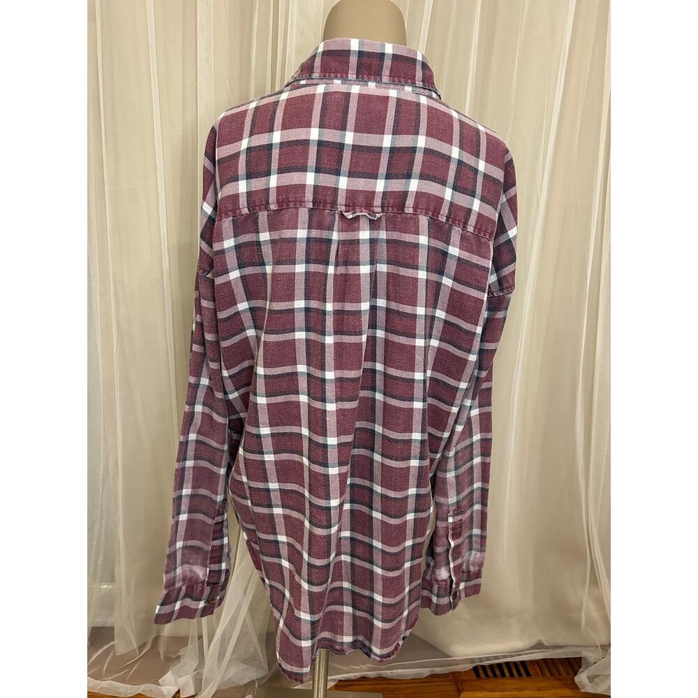 Brandy Melville Plaid Flannel - One size - vintage like - Picture 3 of 5